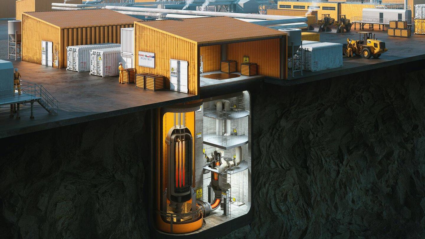 Concepto del reactor en miniatura de Ultra Safe Nuclear Corporation. (USNC)
