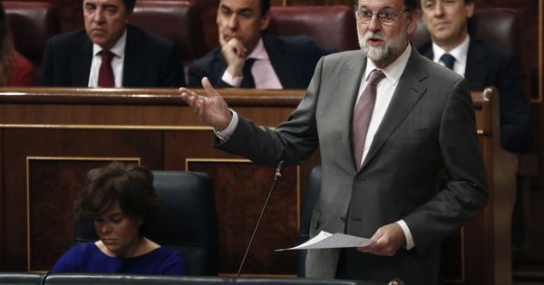 Foto: Rajoy durante la sesión de control. (Reuters)