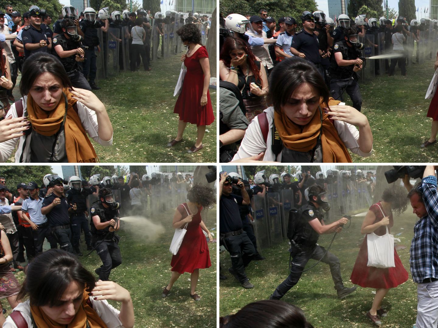 La policía turca emplea gas contra los manifestantes en el centro de Estambul (Reuters).