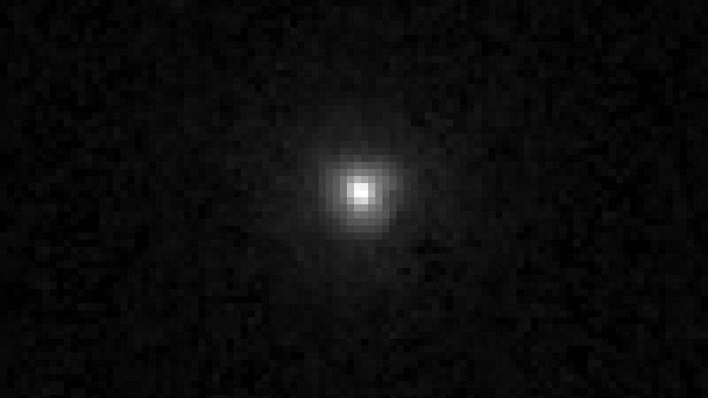 Una imagen del centauro Chiron capturada por el Hubble. (NASA/ESA)