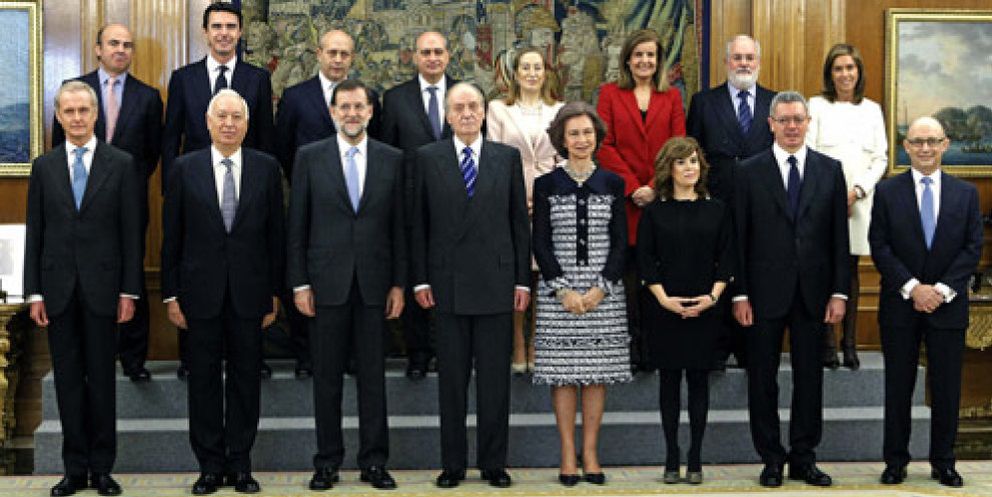 Foto: Rajoy, Cañete, Soria y Báñez, los diputados miembros del Gobierno con mayor patrimonio