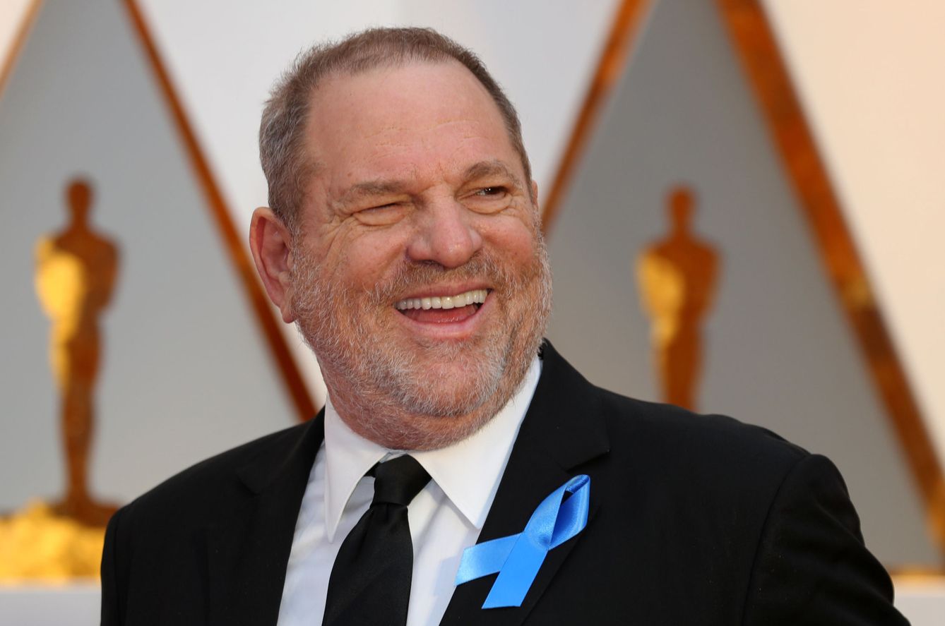 Harvey Weinstein en la alfombra roja de los últimos premios Óscar. 