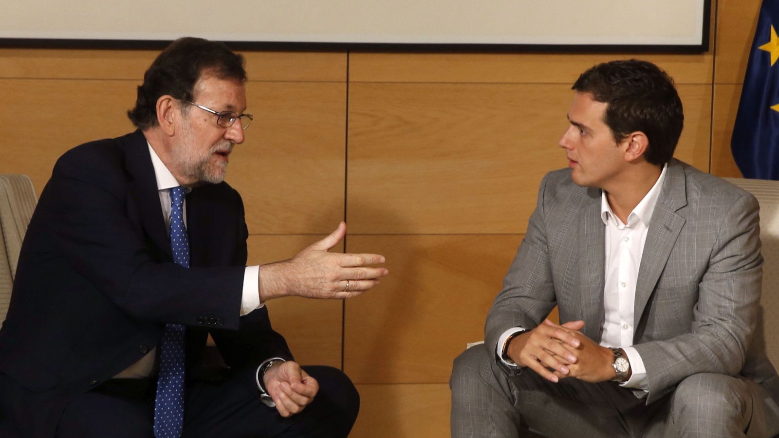 Foto: Rajoy se reúne con Rivera en el Congreso. (EFE)
