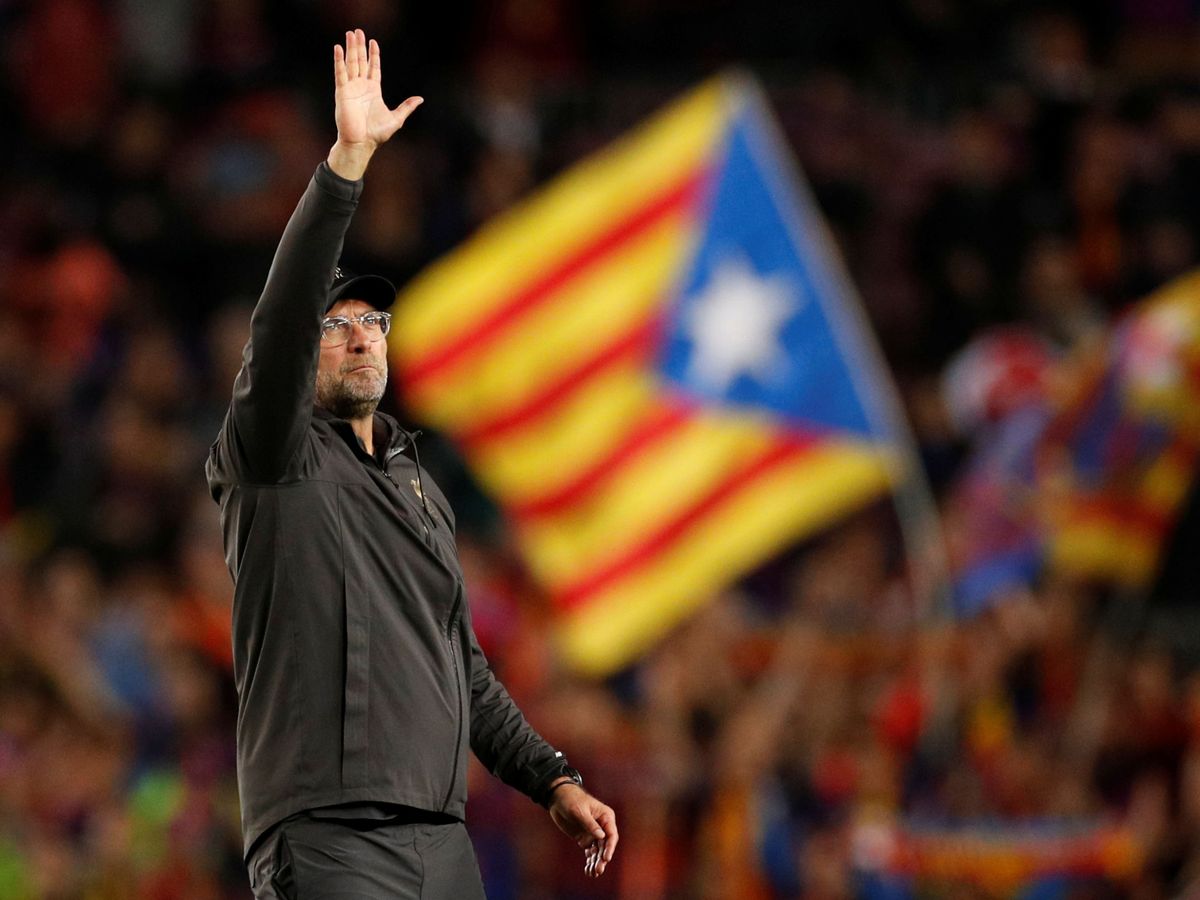 Foto: Klopp, en una eliminatoria contra el FC Barcelona. (Reuters/John Sibley)