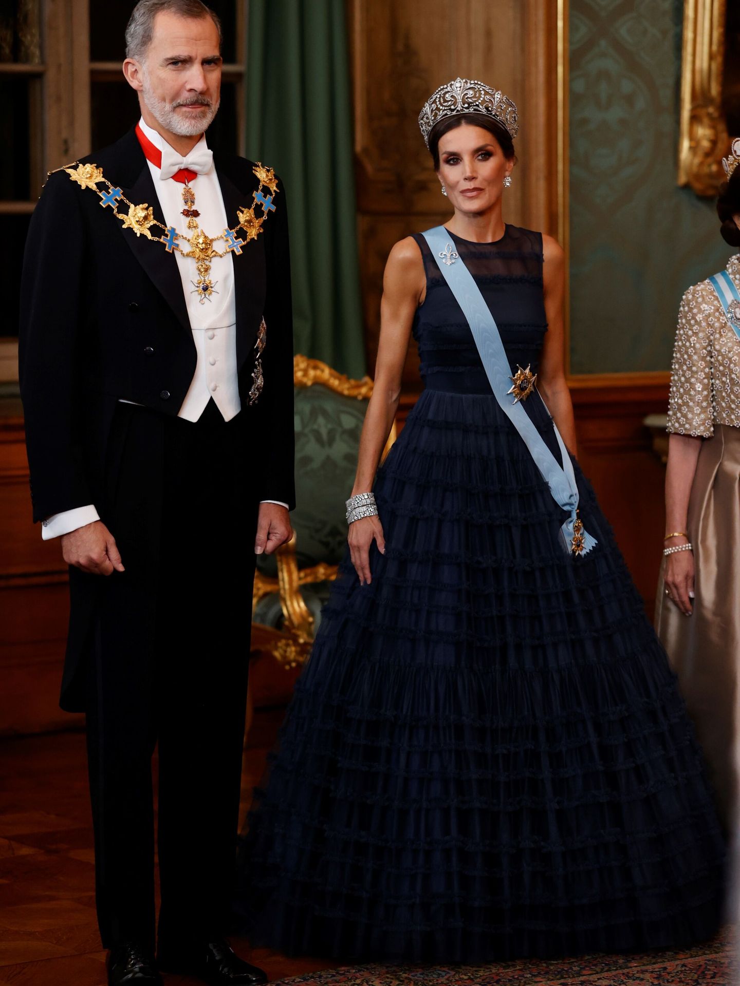 La reina Letizia, con vestido de H&M Conscious. (EFE/Juanjo Martín)