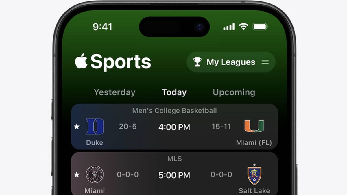 Esto es todo lo que se sabe de Apple Sports, la aplicación de deportes para iPhone y iPad