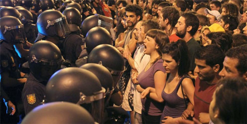 Foto: En libertad los 27 'indignados' españoles detenidos en Bruselas