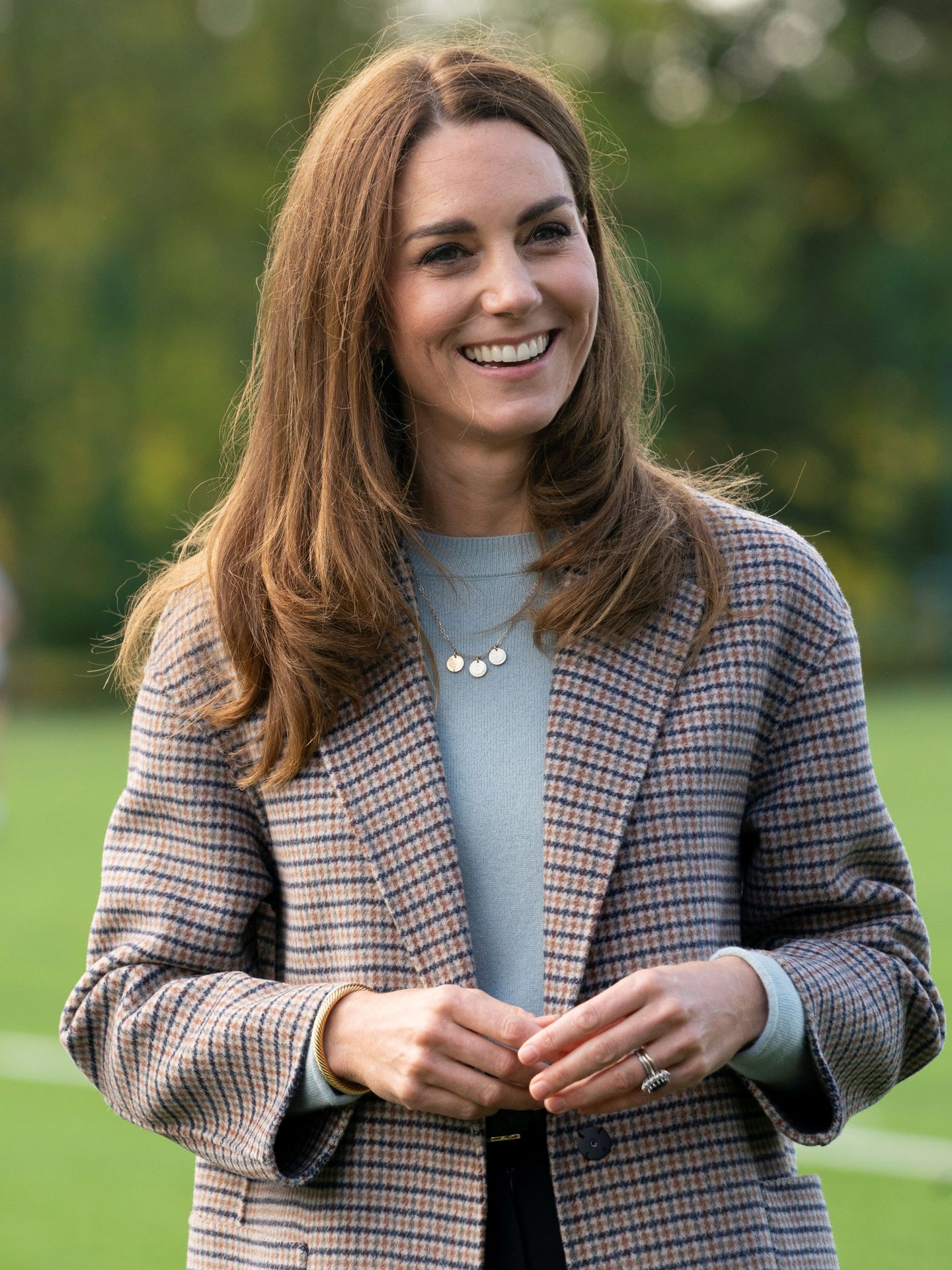 Kate Middleton, el pasado octubre con el abrigo de Massimo Dutti. (Reuters)