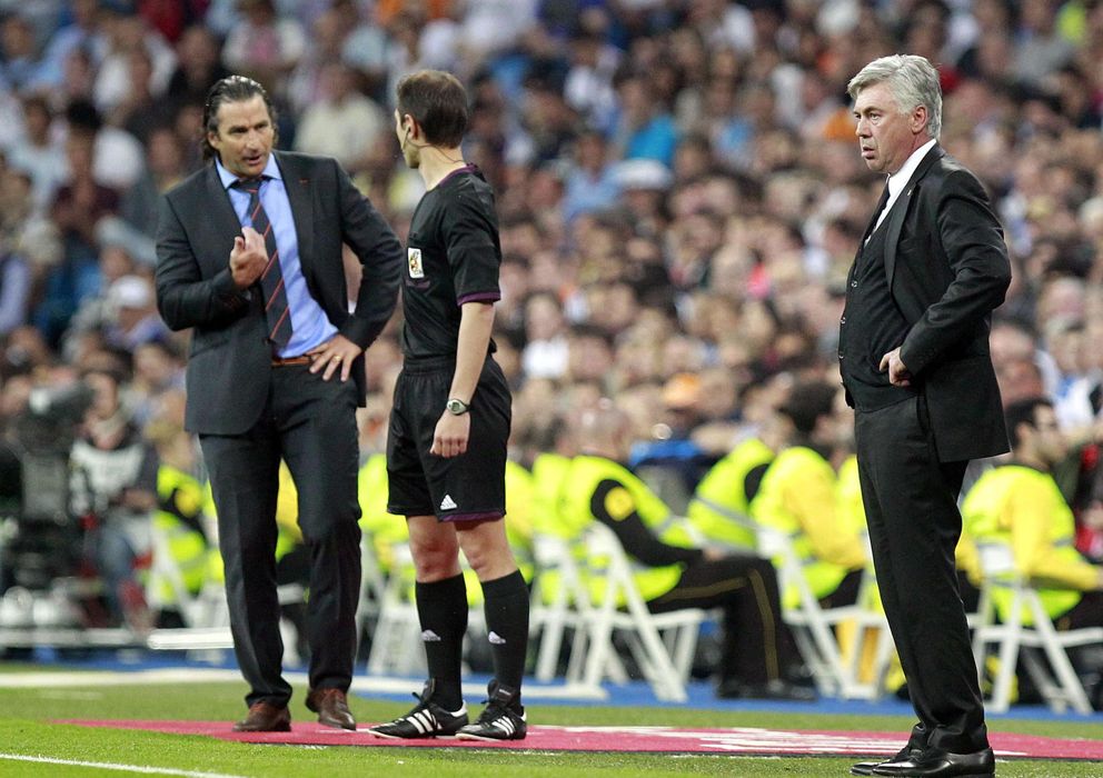 Foto: Ancelotti todavía confía en ganar la Liga (EFE).