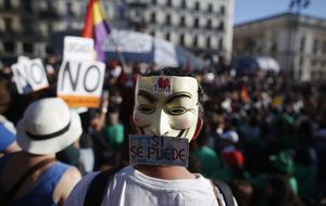 El 15M español ocupa Nueva York para mostrar la crisis cañí