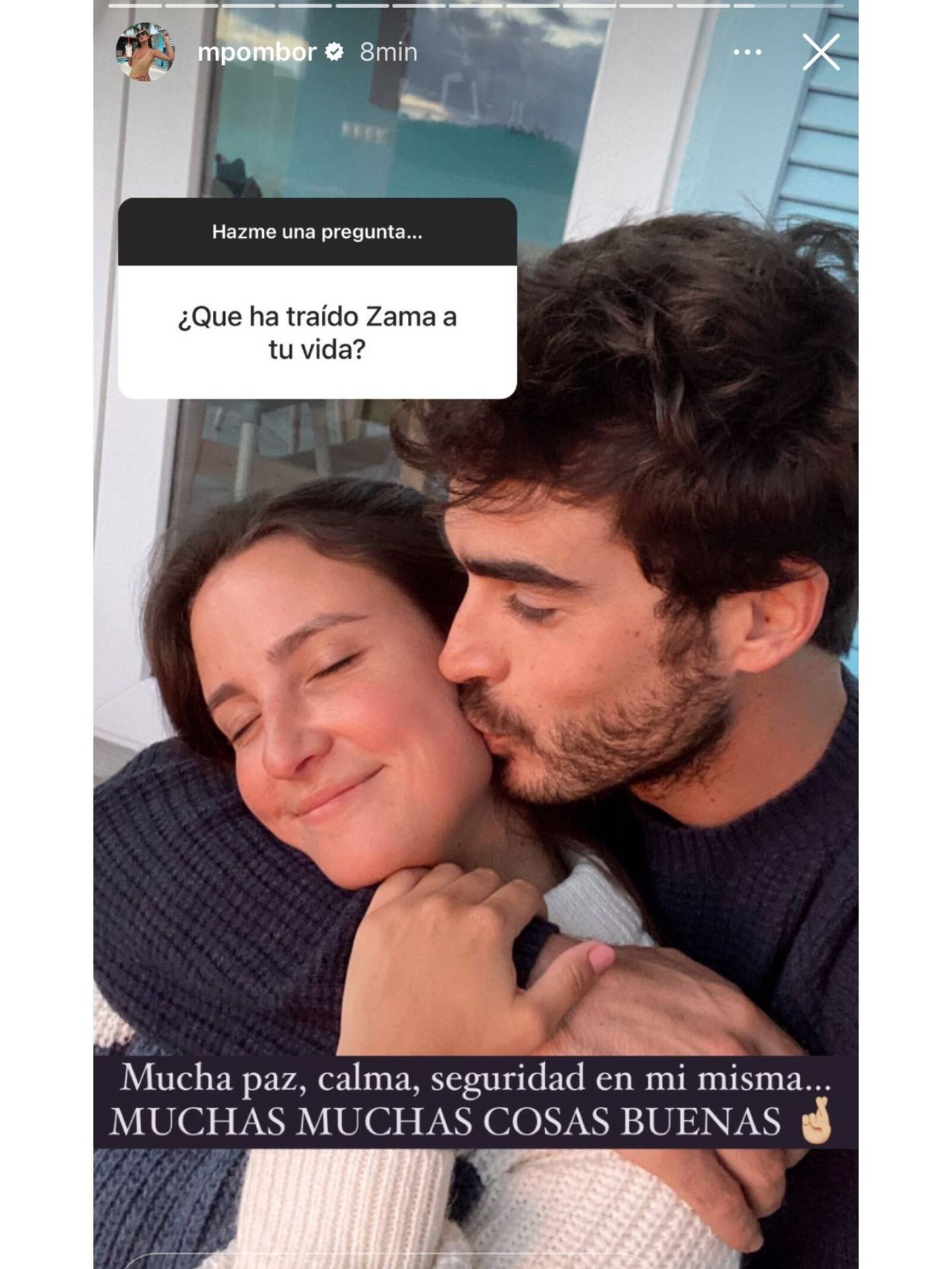 La influencer Marta Pombo y su novio. (Instagram/ @mpombor)