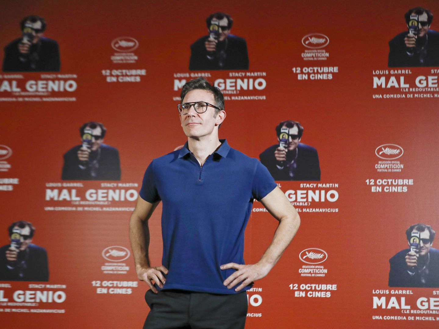 Michel Hazanavicius en la presentación de 'Mal genio' en Madrid. (Efe)