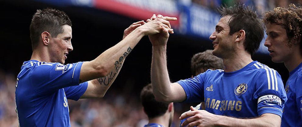 Foto: Fernando Torres y Juan Mata colocan al Chelsea en la Champions