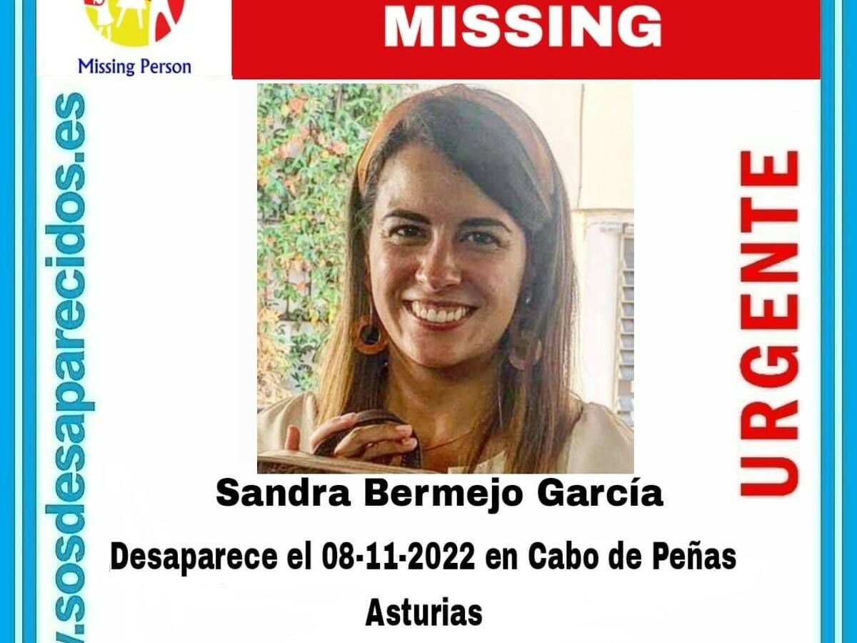 Foto: Sandra Bermejo García desapareció en el entorno de Cabo Peñas, Asturias, el pasado 8 de noviembre. (SOS Desaparecidos)