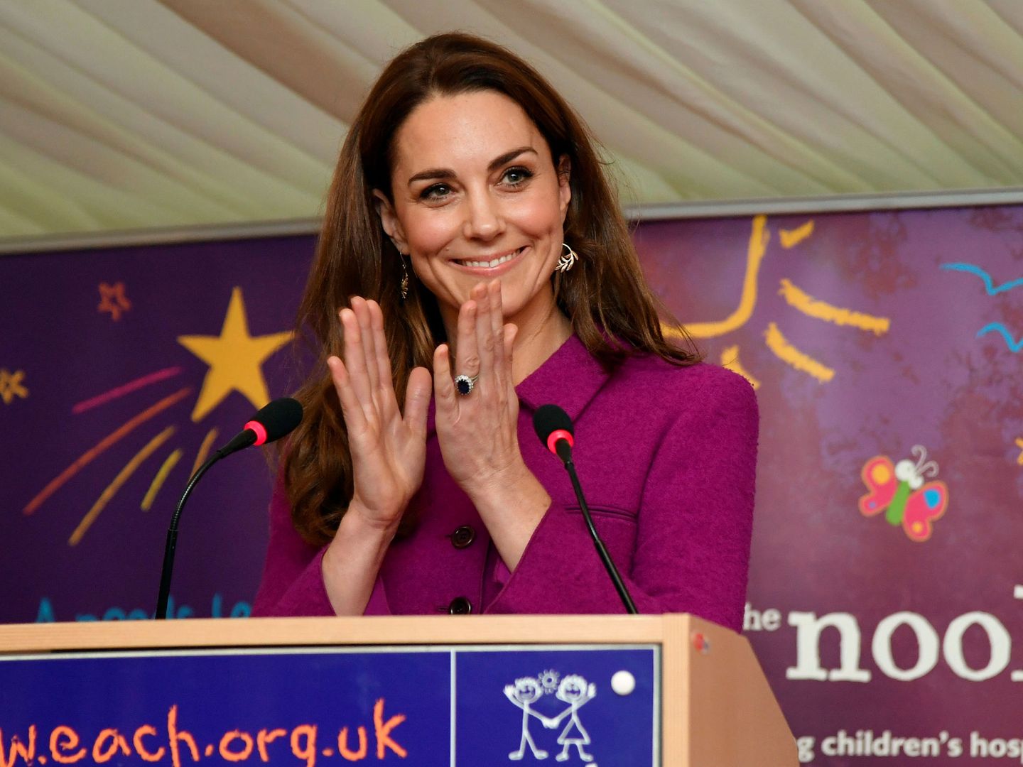 La duquesa de Cambridge, en una de sus últimas apariciones públicas. (Reuters)