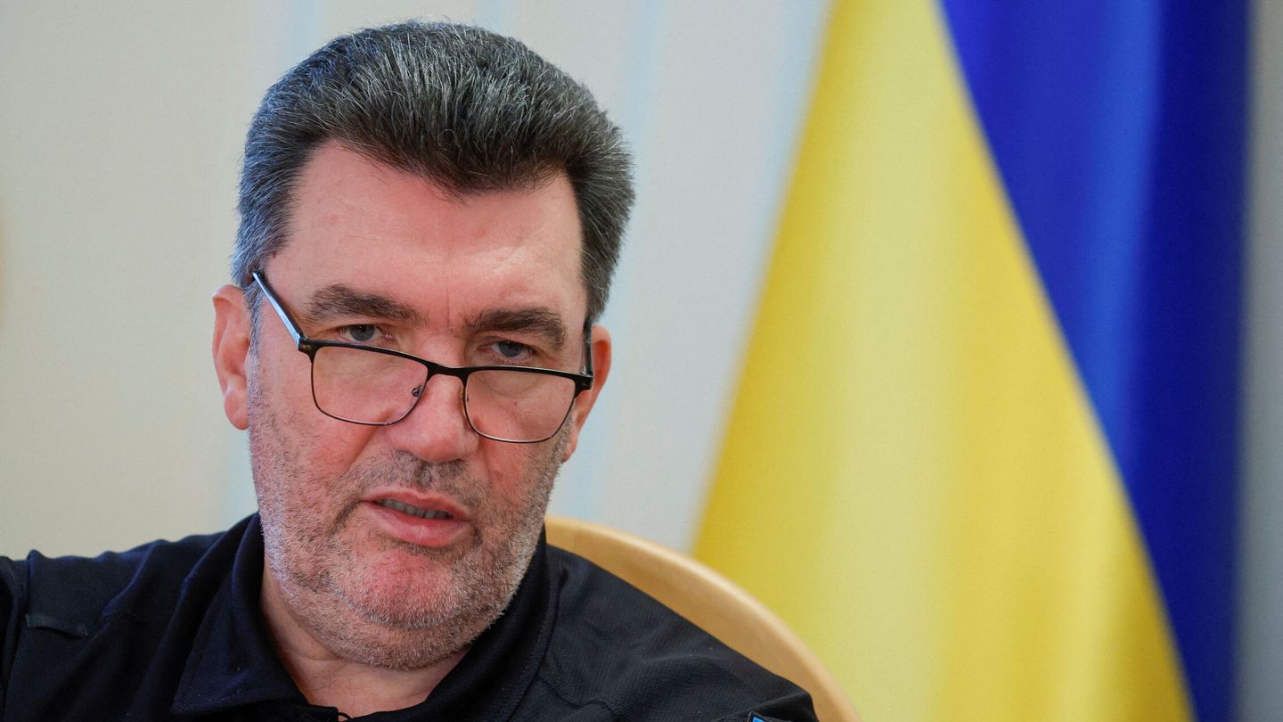 FILE PHOTO: Oleksiy Danilov, Secretary of Ukraine's National Security and Defence Council, speaks with Reuters during an interview, as Russia's attack on Ukraine continues, in Kyiv, Ukraine July 8, 2022. REUTERS Valentyn Ogirenko File Photo