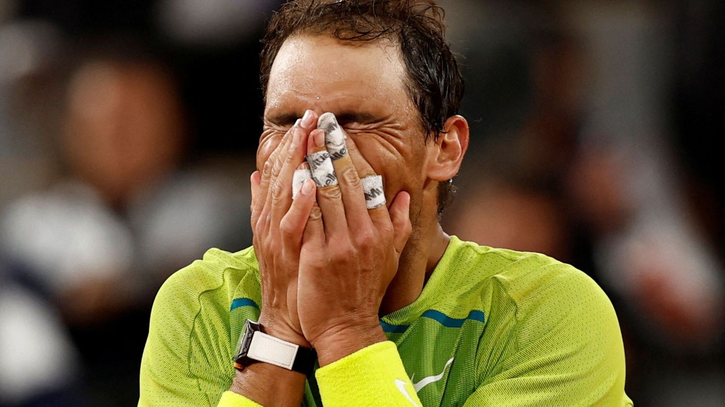 Rafa Nadal celebra su victoria en Roland Garros contra Djokovic (REUTERS/Fuentes)