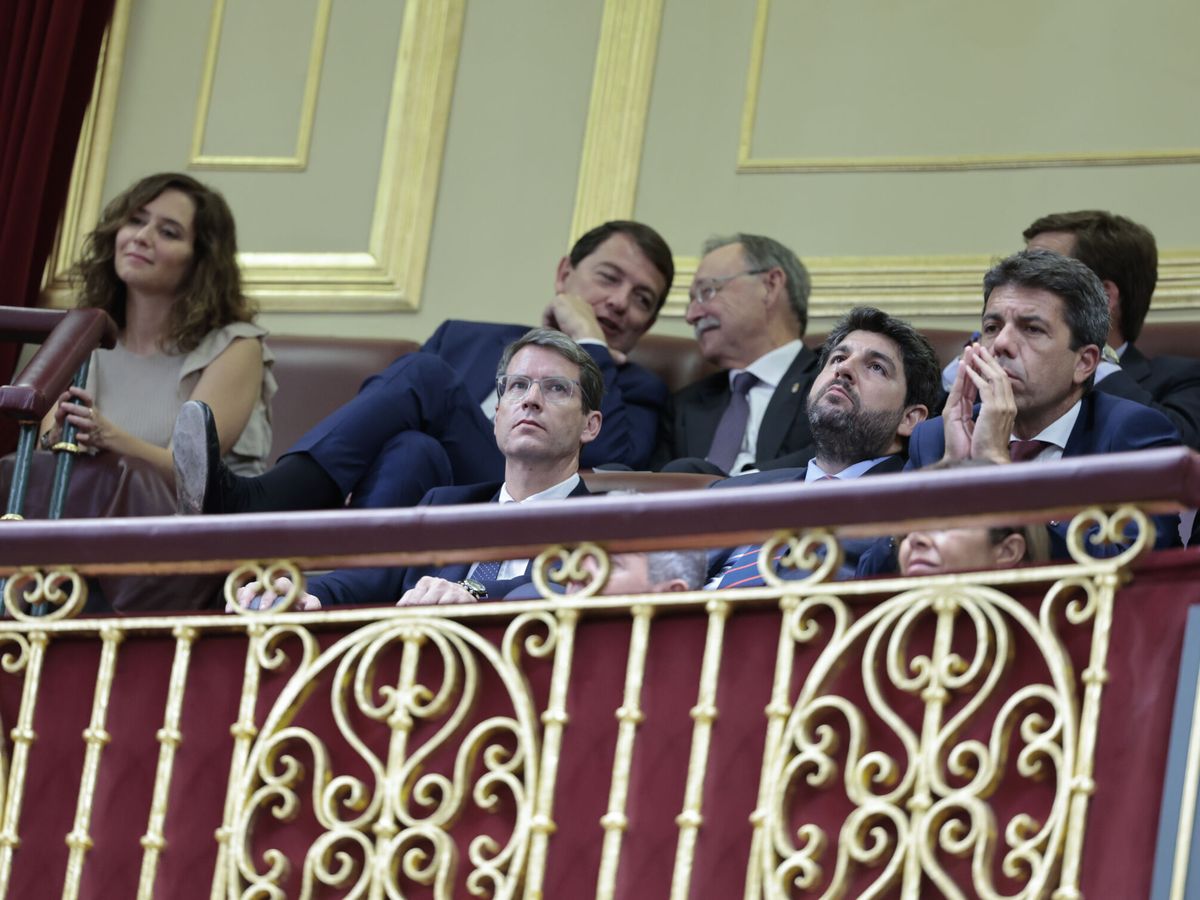 Foto: Detalle de la tribuna de invitados del Congreso. (EFE/ Sergio Pérez)