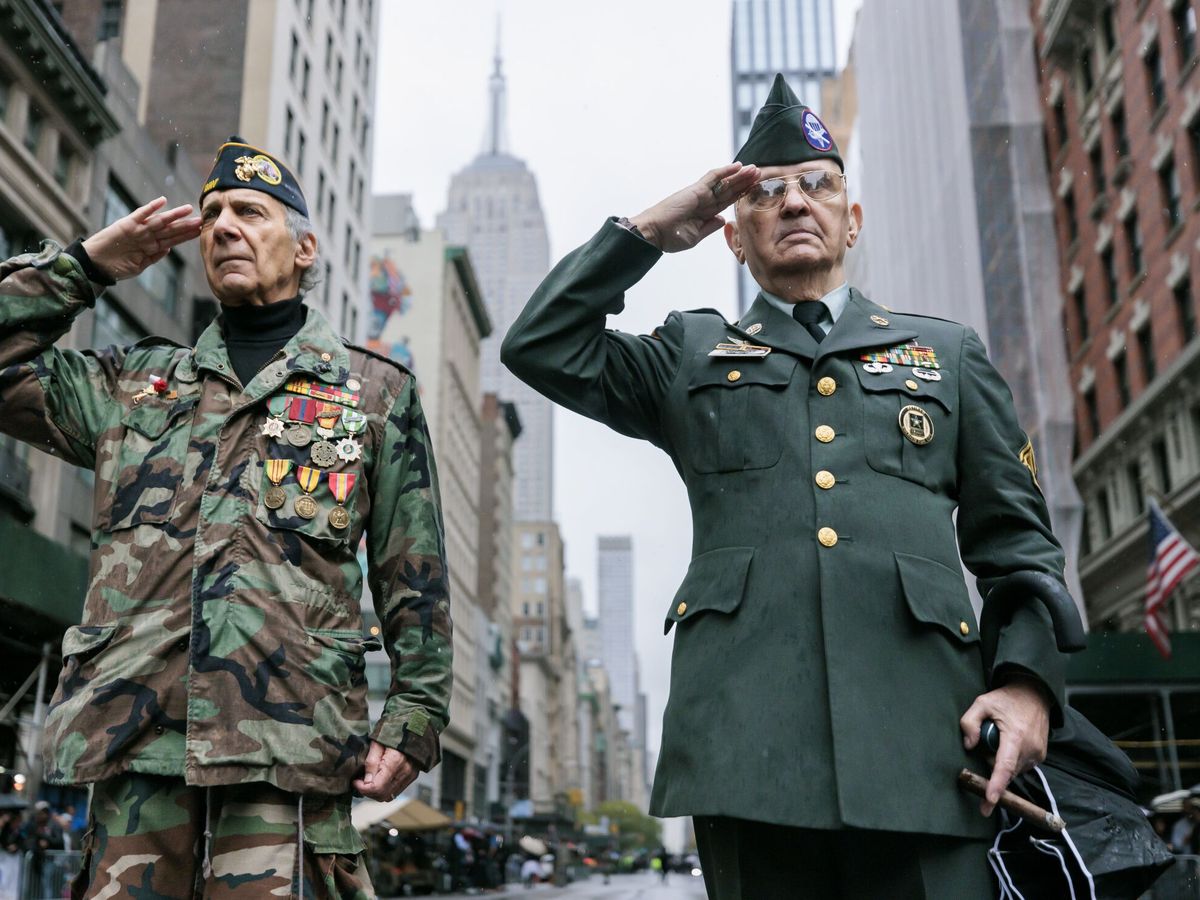 Foto: Veteranos de EEUU. (EFE/Justin Lane)