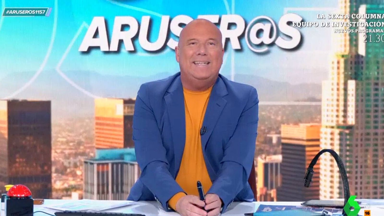 Alfonso Arús, presentador de 'Aruser@s'. (Atresmedia Televisión)