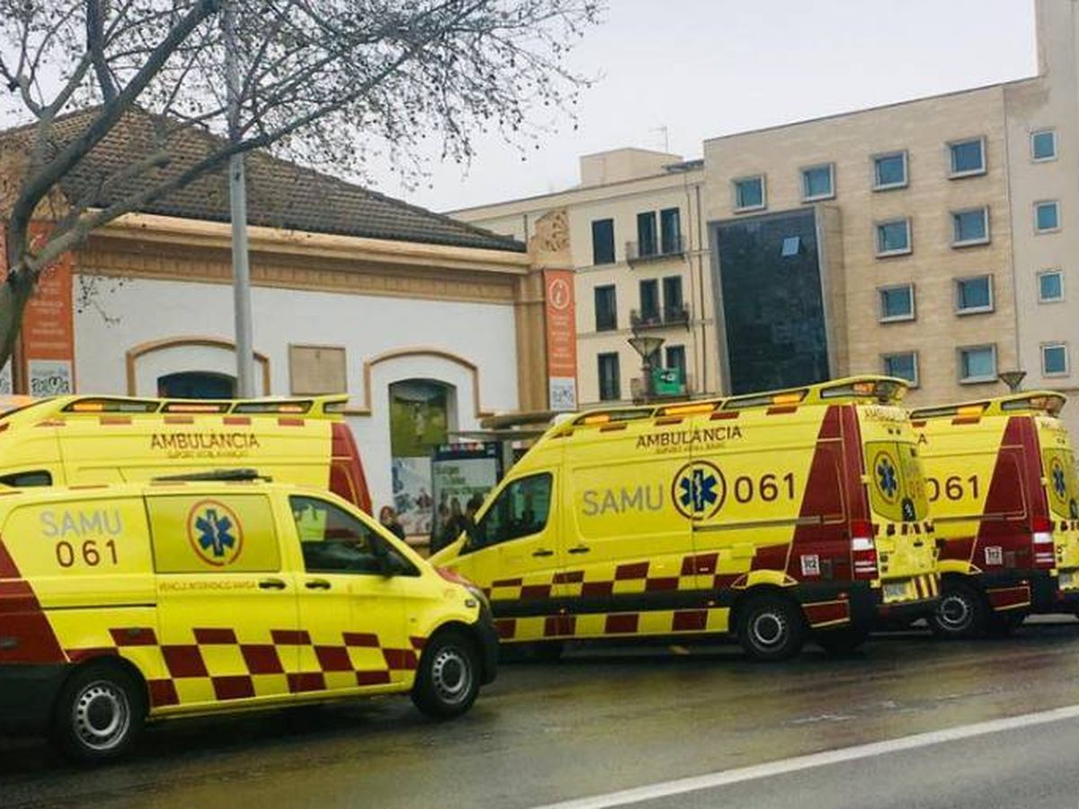Dos menores resultan heridos en Palma tras caer de una altura de seis metros