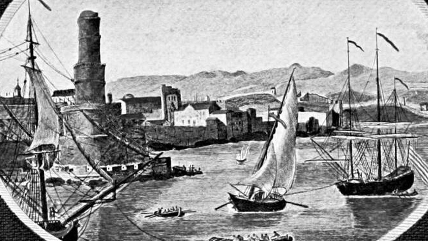 Antiguo grabado de Port Royal.