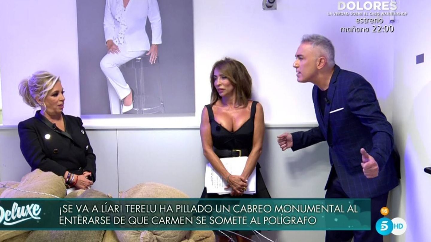 Borrego, Patiño y Kiko Hernández. (Telecinco).