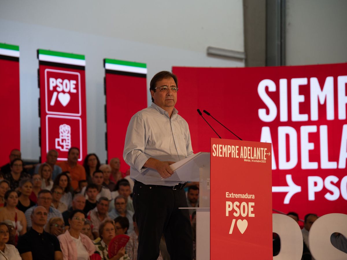 Foto: Guillermo Fernández Vara en una imagen de archivo. (Andrés Rodríguez/Europa Press)