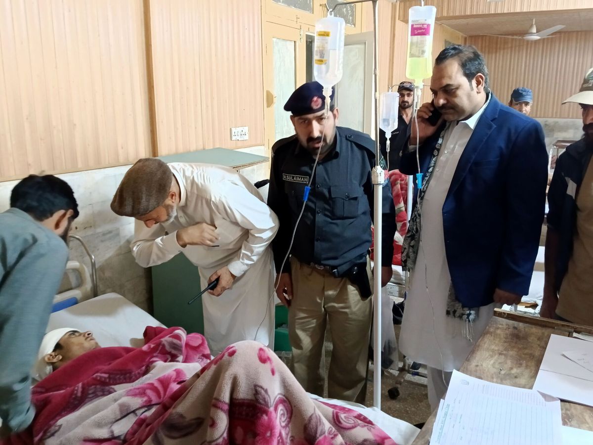 Foto: Heridos en un hospital pakistaní. (EFE)