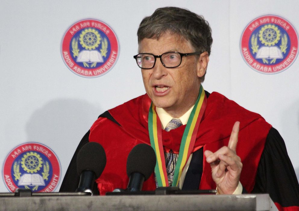 Foto: Bill Gates ha obtenido este año el título de Doctor Honorífico de la Universidad Addis Abeba. (Reuters/Tiksa Negeri)