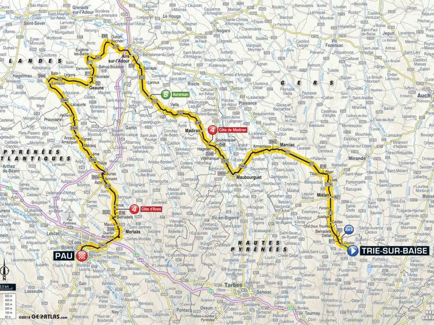 Recorrido de la decimoctava etapa | Tour de Francia 2018