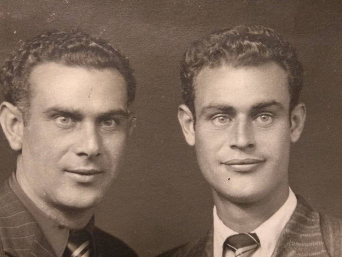 Foto: Francisco y Bautista, dos españoles presos en Neuengamme. (Cedida)