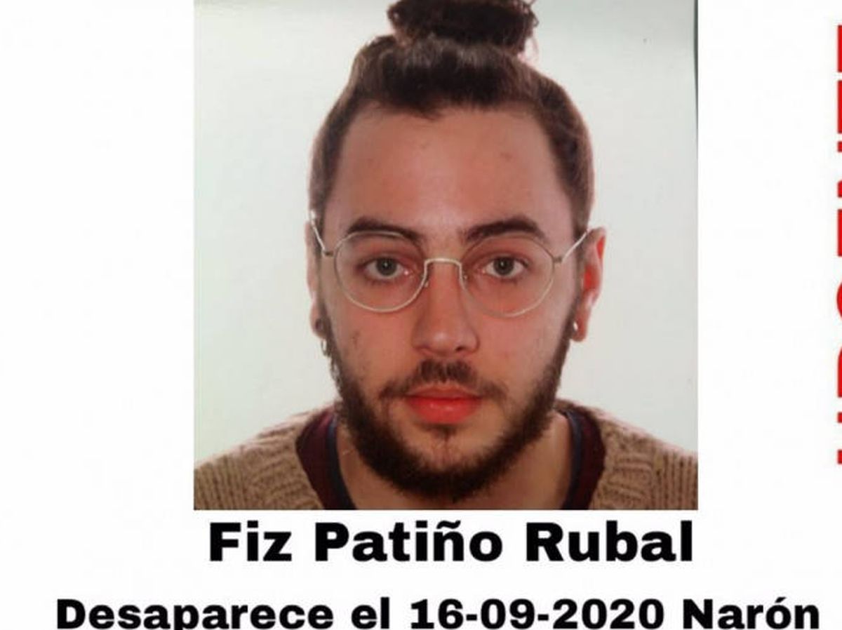 Foto: Fiz Patiño, desaparecido en 2020. Foto: Sos Desaparecidos