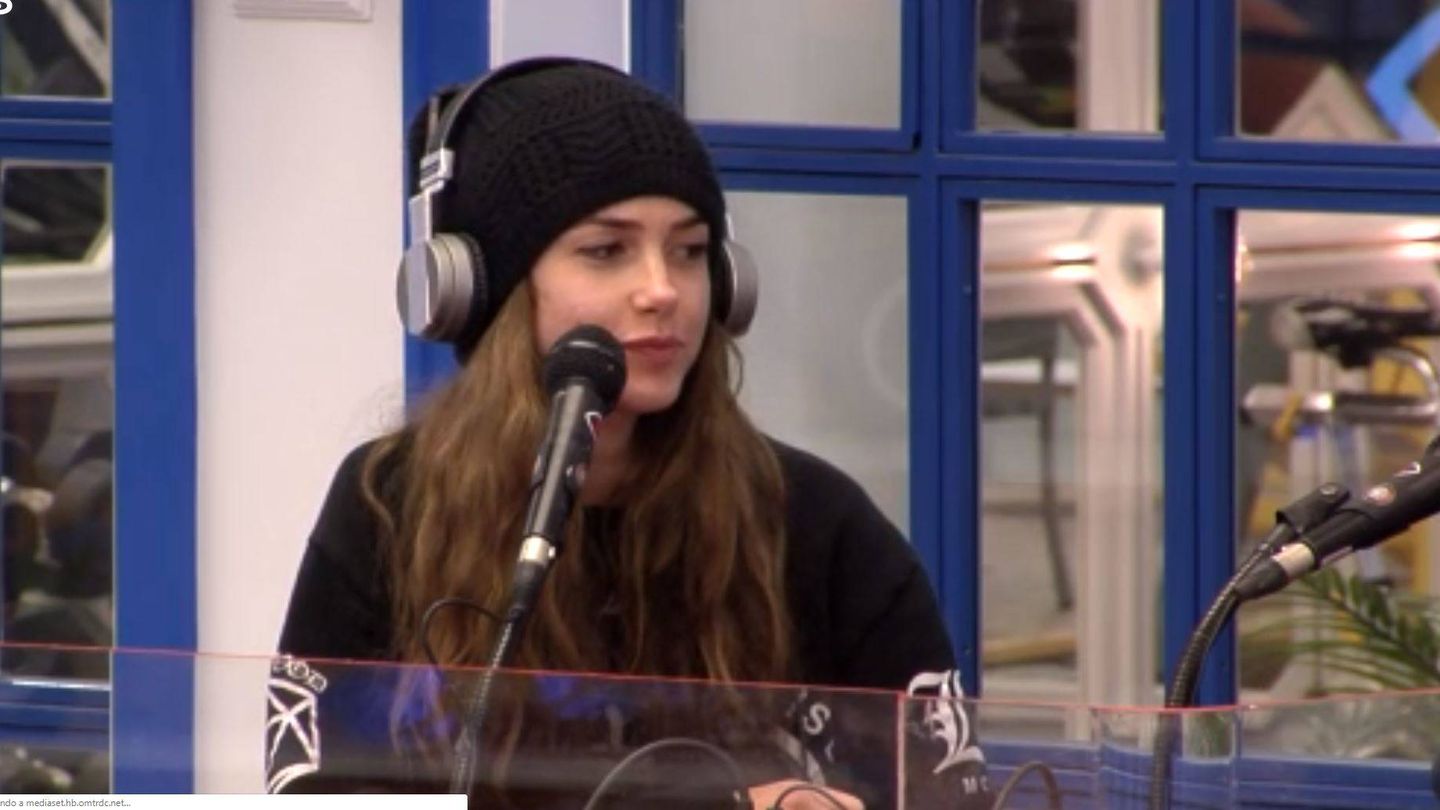 Carlota Prado, en la radio de 'GH Revolution'. (Mediaset España)