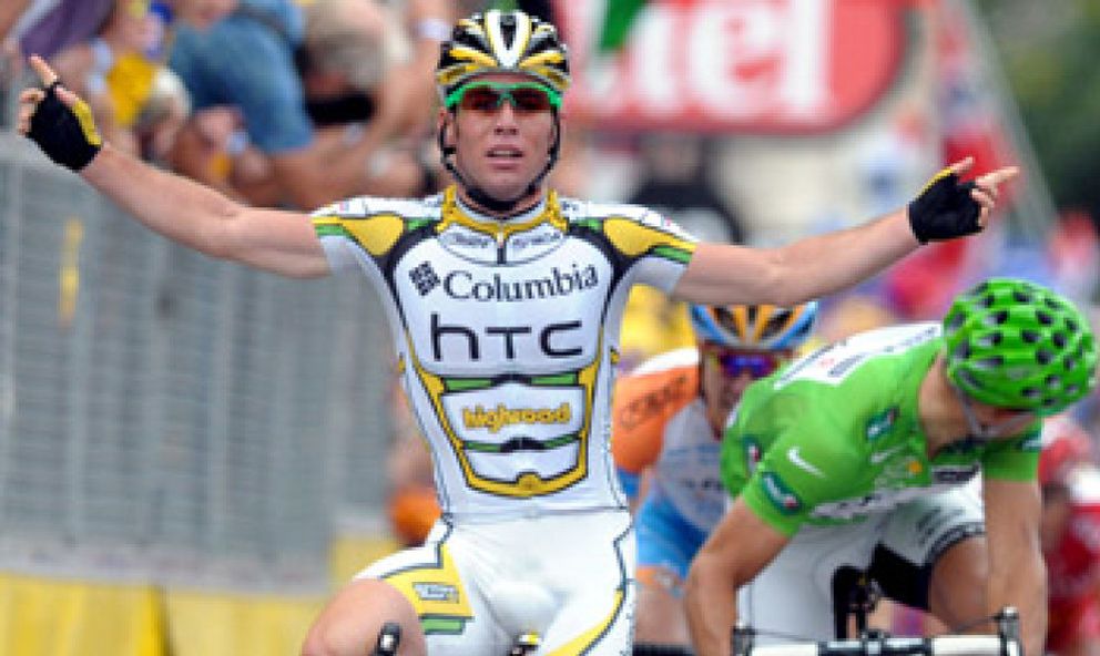 Foto: Cavendish gana su tercera etapa con autoridad