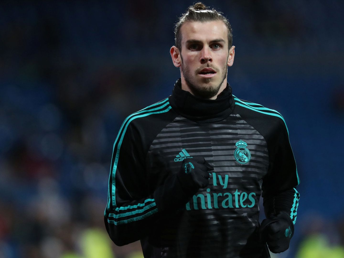 Gareth Bale, calentando. (Reuters) 