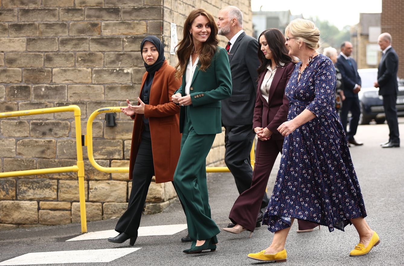 Kate Middleton en Leeds. (Reuters)