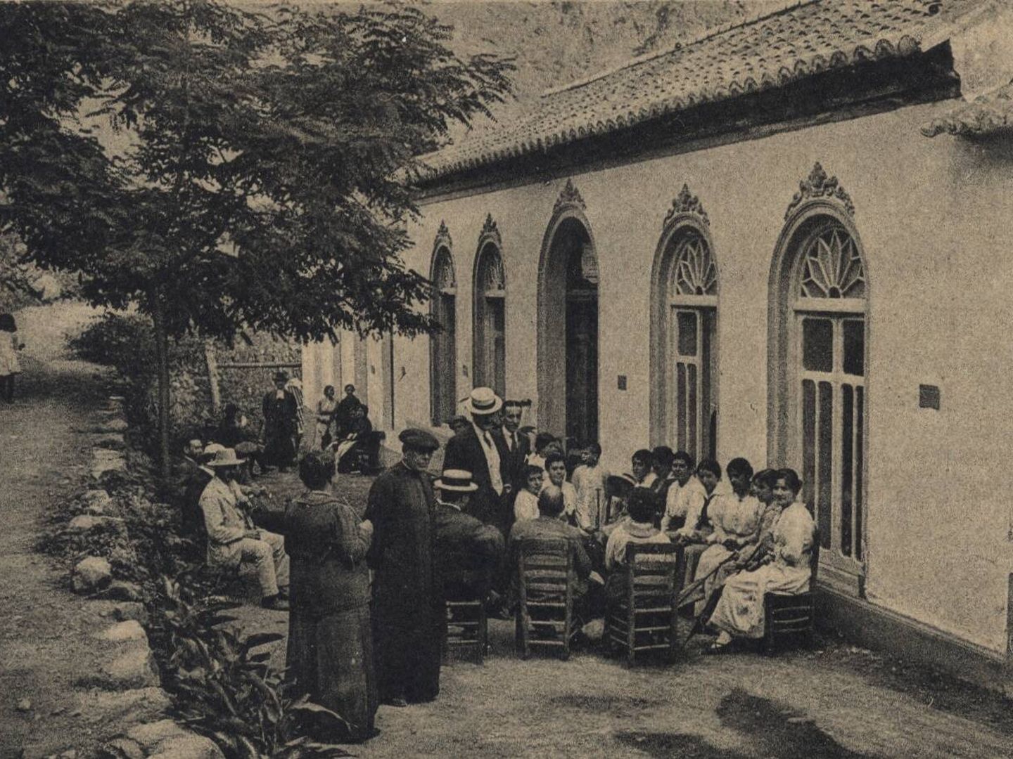 Balneario que reconstruyó el bisabuelo de Manolo Díaz después de las lluvias de 1906. (Cedida)