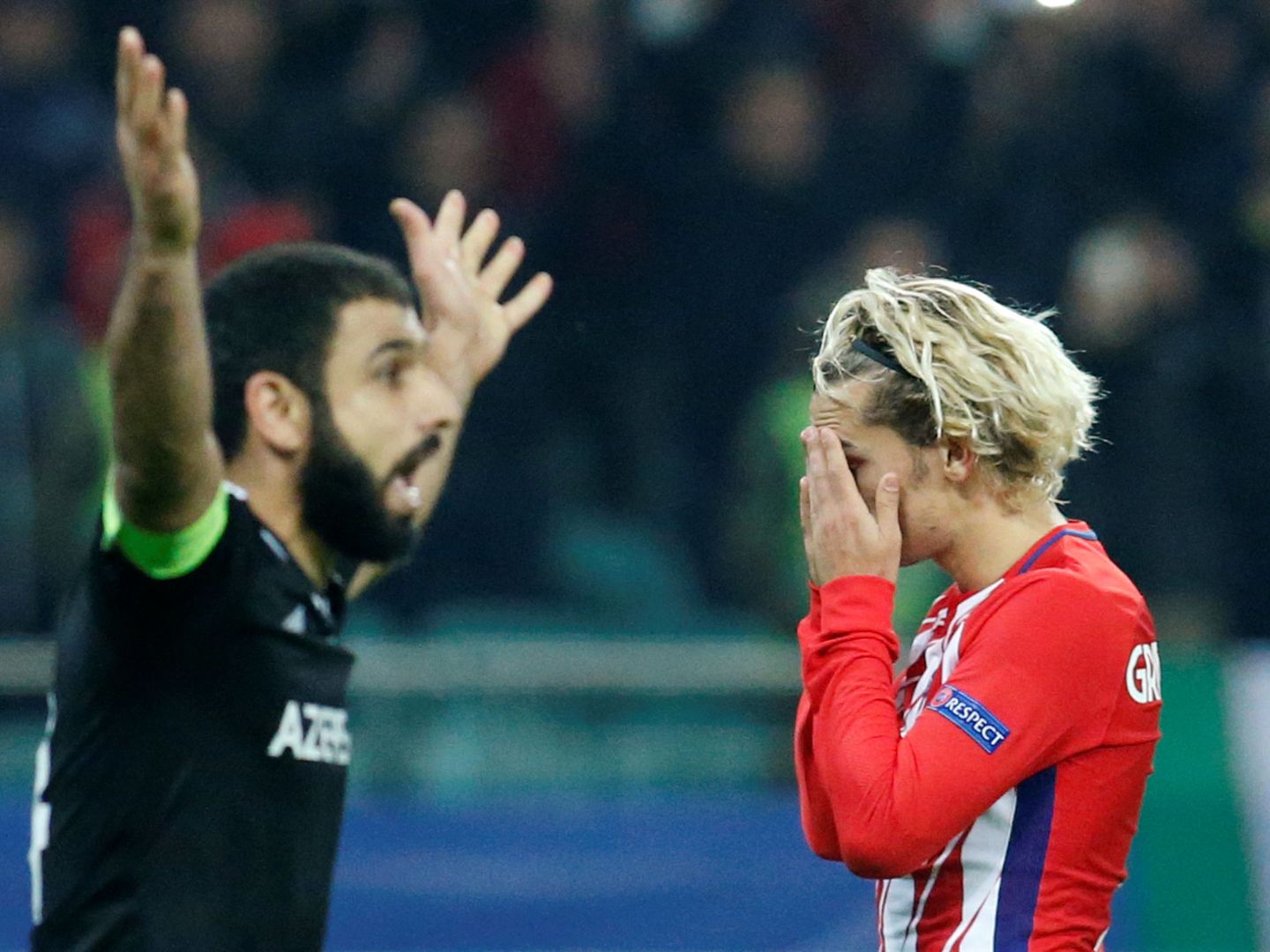 La imagen de Griezmann refleja lo que le pasó al Atlético. (Reuters)