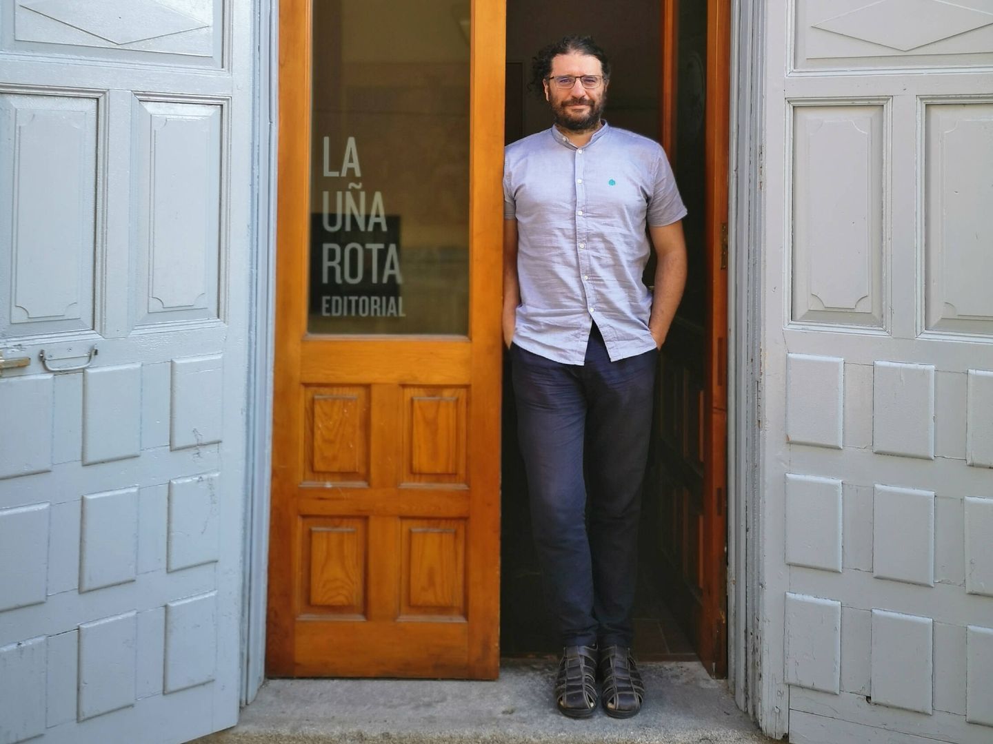 El editor de La Uña Rota, Carlos Rod. (Cedida)