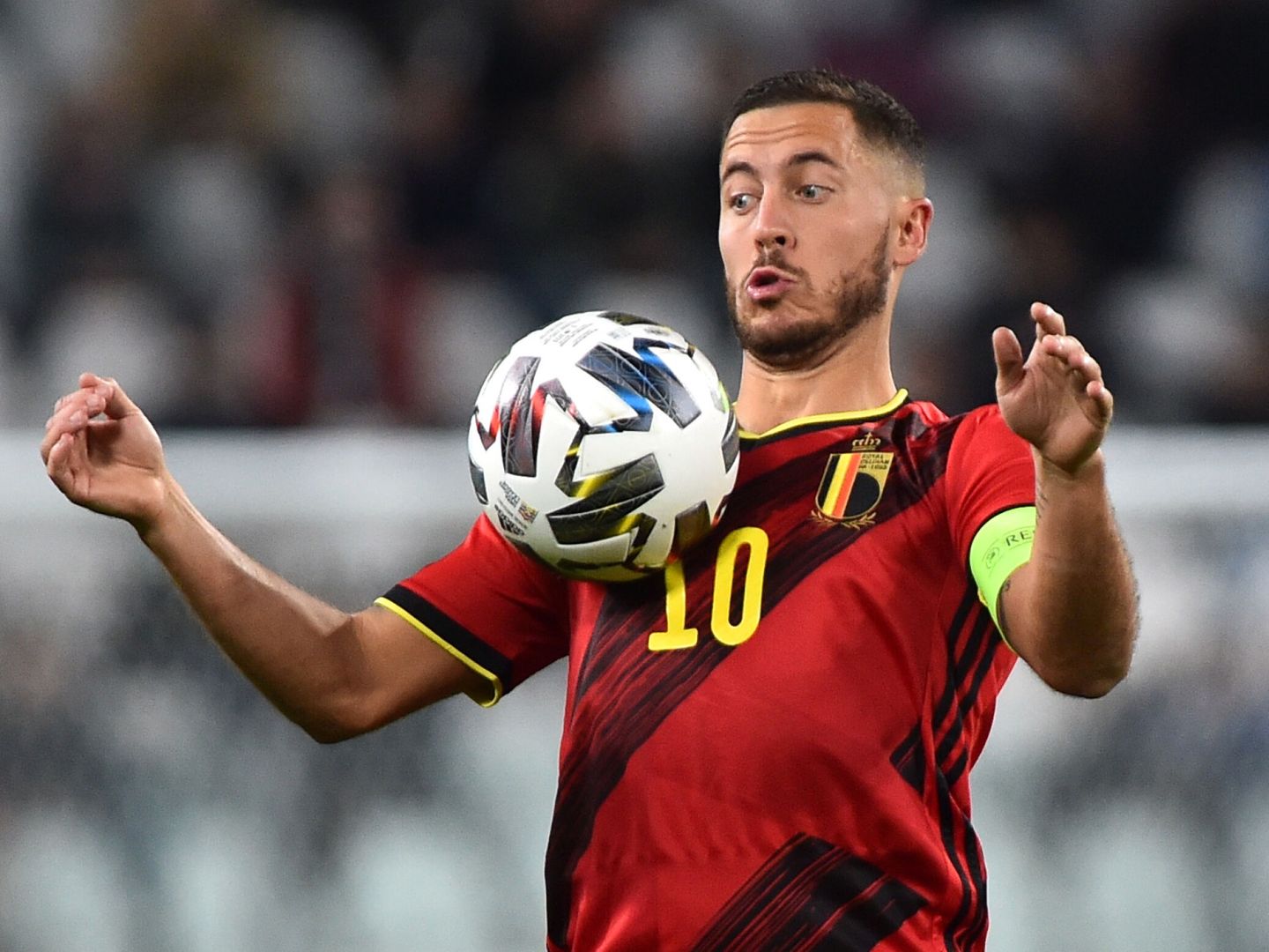 Hazard se resintió jugando la Liga de Naciones con Bélgica. (Reuters)