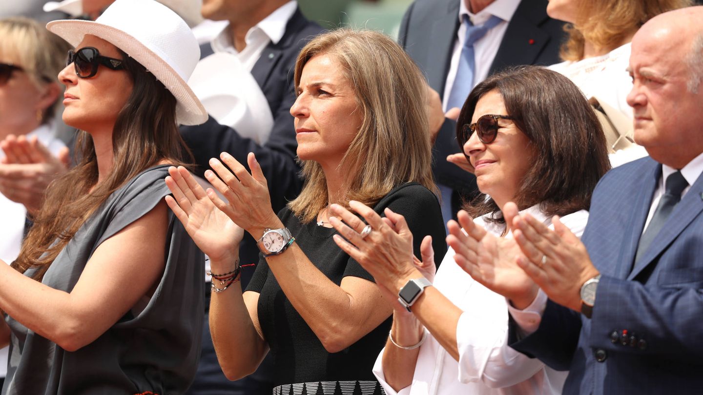 Arantxa, en Roland Garros. (Getty)