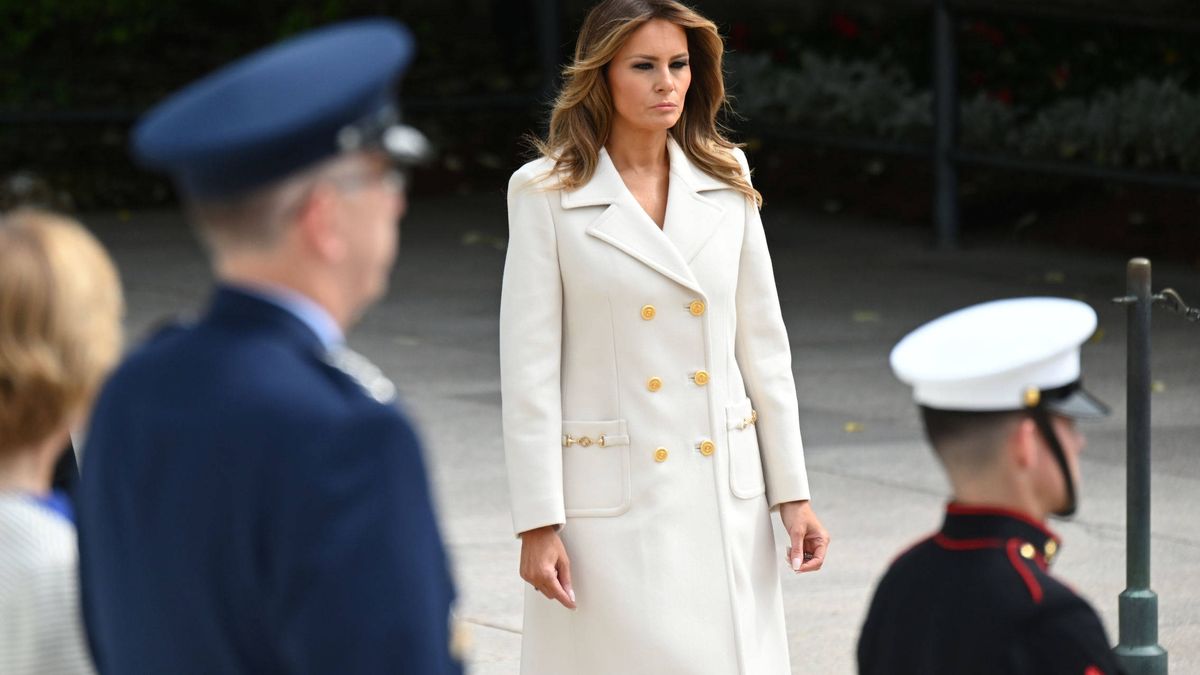 Melania Trump sorprende con su carísimo look en el Memorial Day