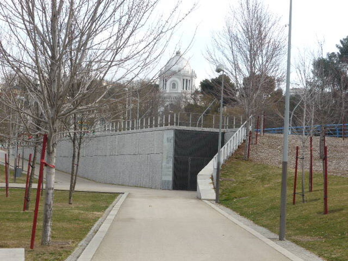 Foto: Acceso al túnel de Bonaparte desde Madrid Río. (Ayuntamiento de Madrid)
