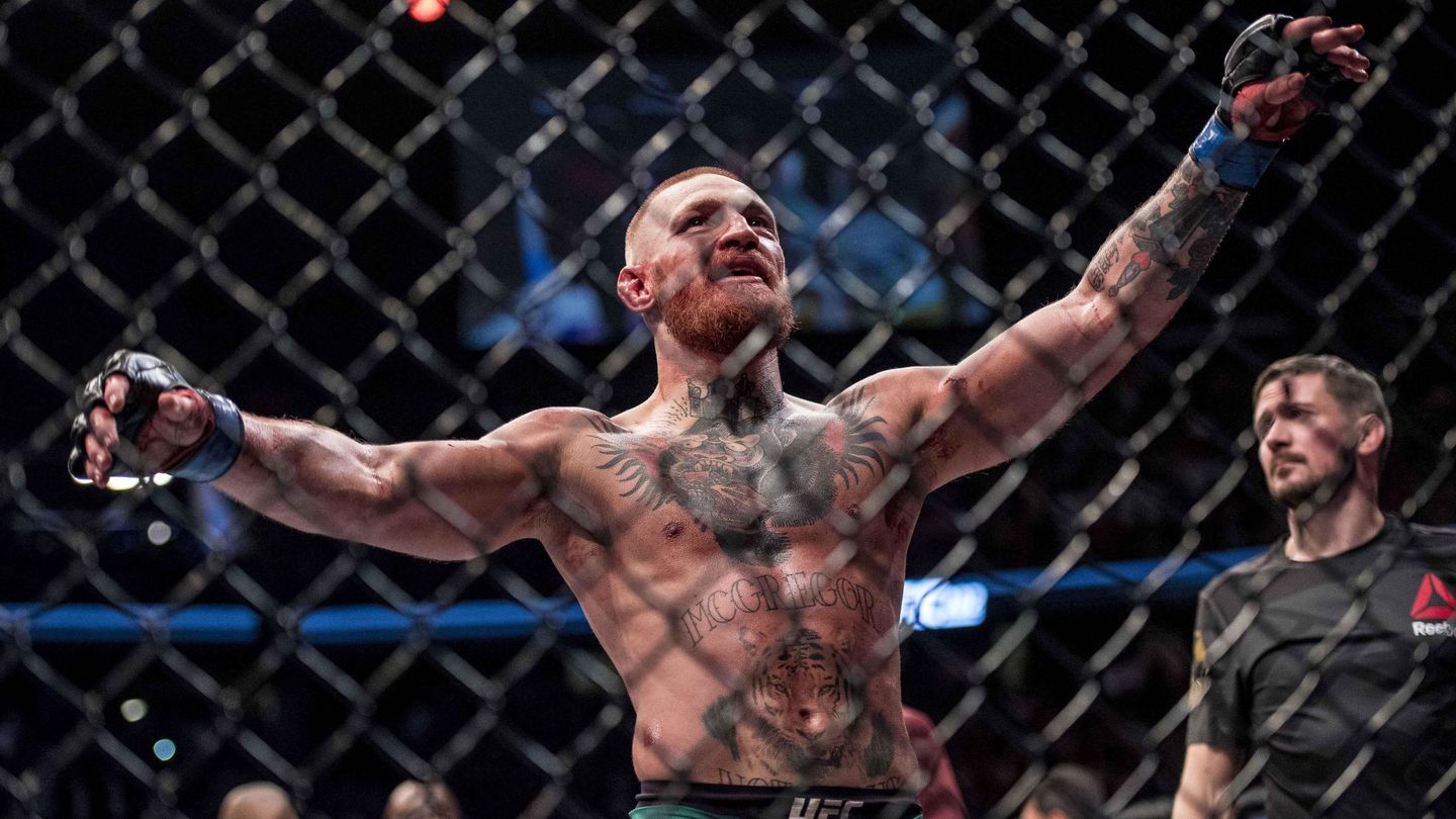 McGregor, tras derrotar a Nate Diaz en la UFC-202. (Reuters)