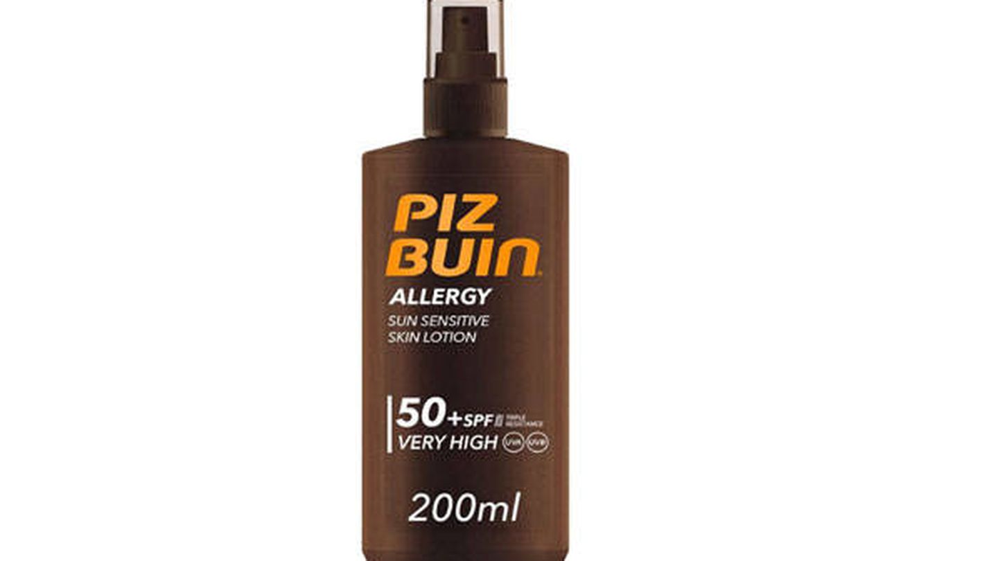 Piz Buin protector solar Allergy Spray SPF 50+ protección muy alta