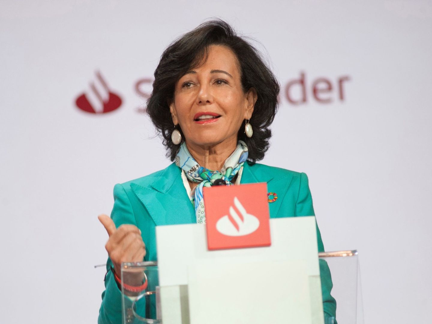 Ana Botín, presidenta de Santander. (EFE)