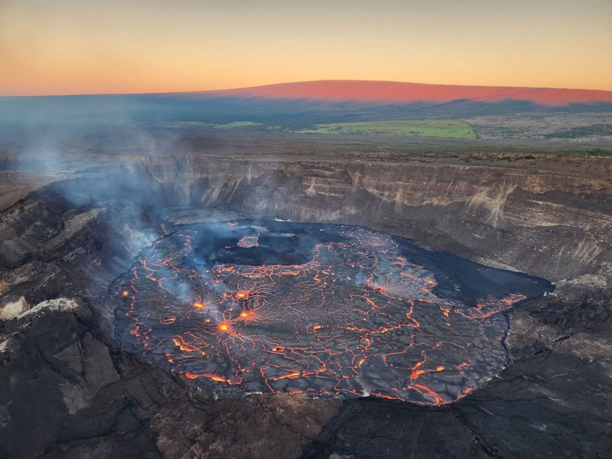 Foto: Las imágenes más sorprendentes del volcán Kilauea: ríos de lava a su paso (U.S. Geological Survey/REUTERS)