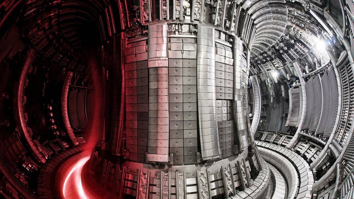 Vídeo: el nuevo récord de fusión nuclear visto desde dentro del reactor