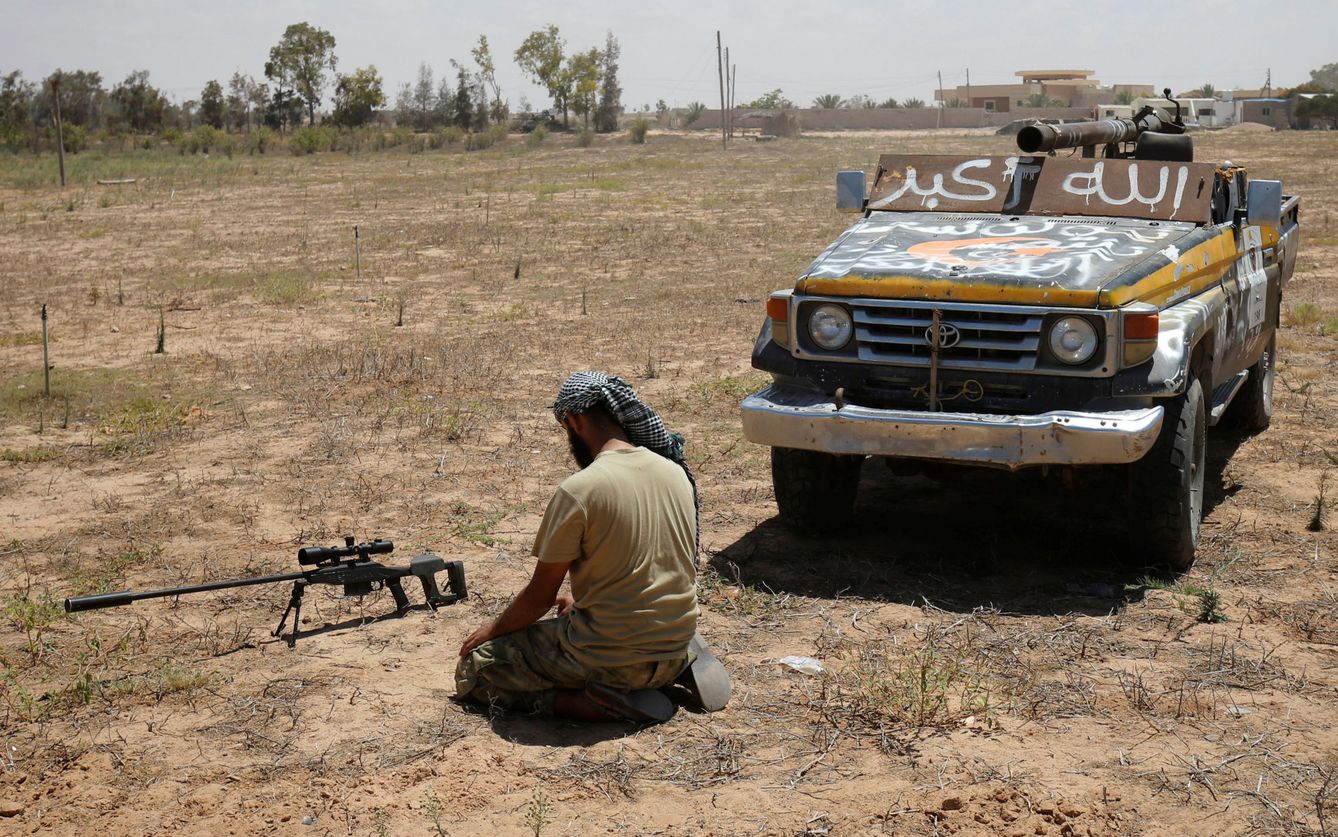 Combatientes del Estado Islámico (Reuters)
